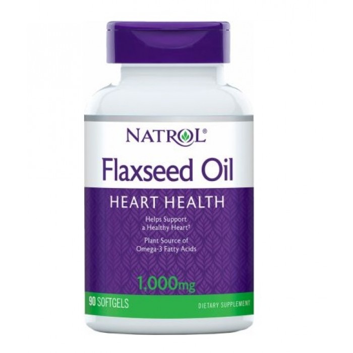 Natrol - Flax Seed Oil 1000mg / 90 softgels